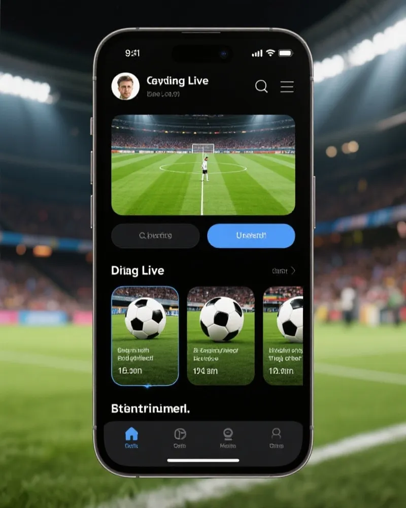 美加墨世界杯TV App 界面展示